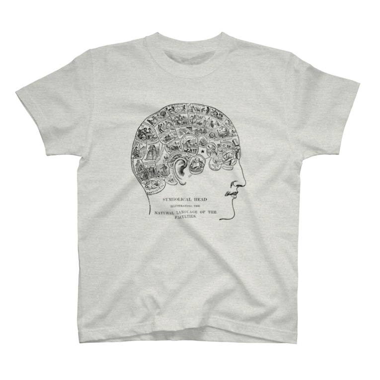 骨相学 アンティーク イラスト 古書 天牛書店 Tengyu Bookstore のtシャツ通販 Suzuri スズリ 骨相学 アンティーク イラスト 古書 天牛書店 Tengyu Bookstore のtシャツ通販 Suzuri スズリ