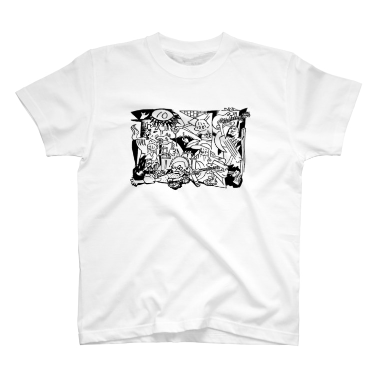 あけたらしろめ ゲルニカ 白抜きver あけたらしろめ Ak0 0me のtシャツ通販 Suzuri スズリ あけたらしろめ ゲルニカ 白抜きver あけたらしろめ Ak0 0me のtシャツ通販 Suzuri スズリ