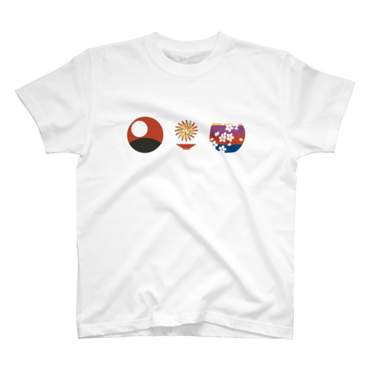 まあるい花札 月花見 日下田 Higeta のtシャツ通販 Suzuri スズリ まあるい花札 月花見 日下田 Higeta のtシャツ通販 Suzuri スズリ