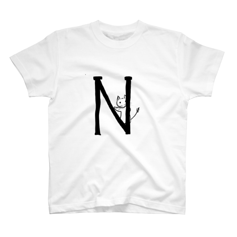 デグーアルファベットn でぐーや ときどき ミナミコアリクイ Nonopicture のtシャツ通販 Suzuri スズリ デグーアルファベットn でぐーや ときどき ミナミコアリクイ Nonopicture のtシャツ通販 Suzuri スズリ
