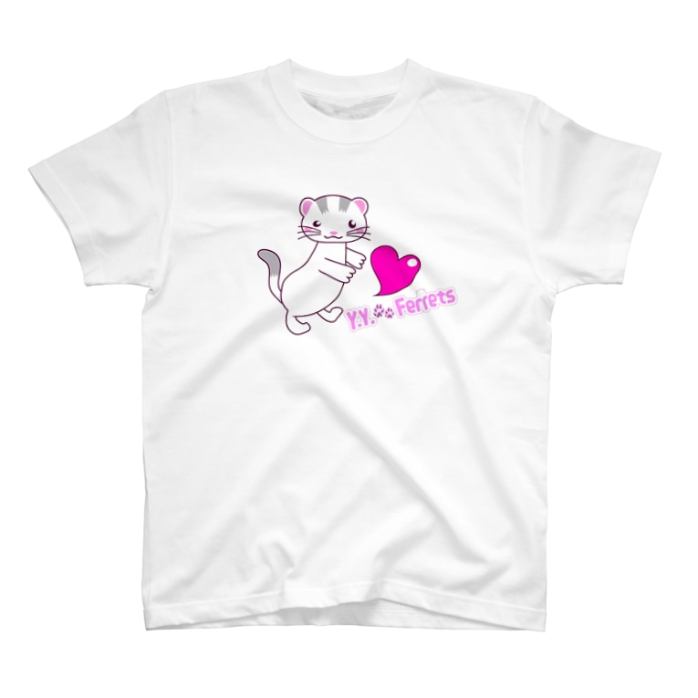 Y Y Ferretsオリジナルイラスト 出射由美 Yumi Loveferret のtシャツ通販 Suzuri スズリ