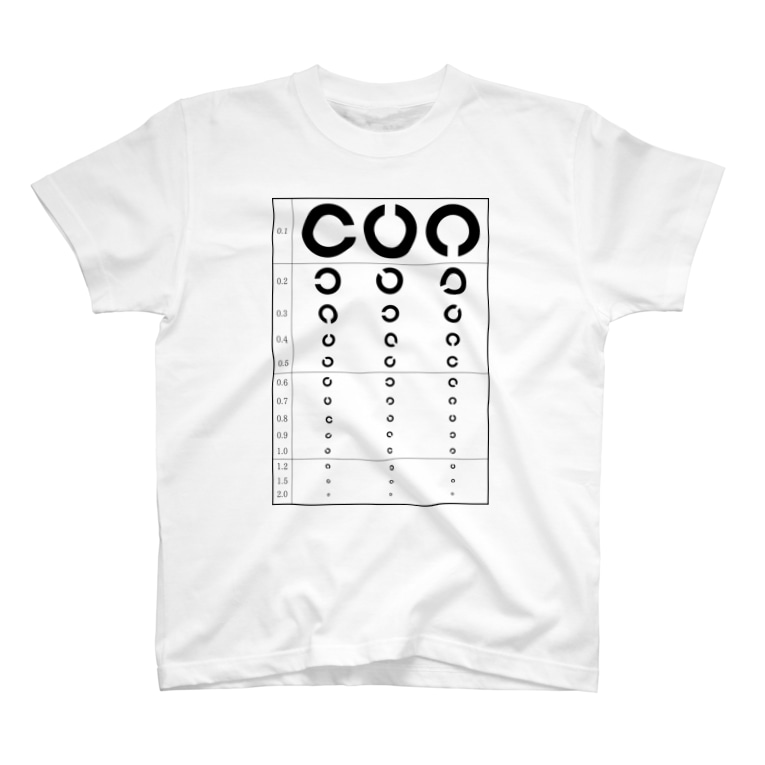 視力検査ができてしまうシャツ ワイ Haegiwayabatan のtシャツ通販 Suzuri スズリ 視力検査ができてしまうシャツ ワイ Haegiwayabatan のtシャツ通販 Suzuri スズリ