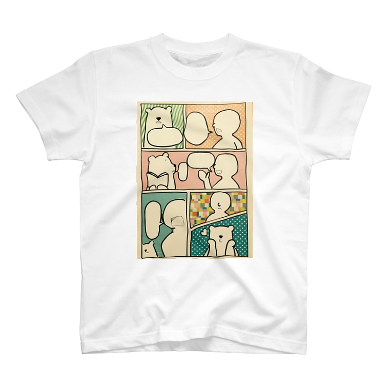 クマとの会話 マンガ風 Inemuribakuのtシャツ通販 Suzuri スズリ クマとの会話 マンガ風 Inemuribakuのtシャツ通販 Suzuri スズリ
