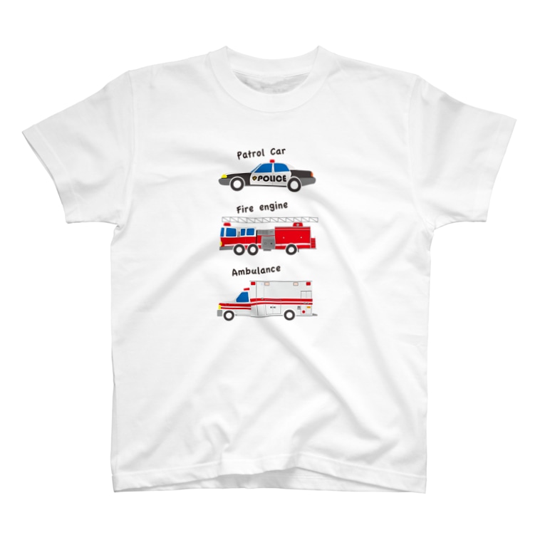 アメリカの緊急車両っぽいイラスト 黒文字 Bou Design Inoのtシャツ通販 Suzuri スズリ アメリカの緊急車両っぽいイラスト 黒文字 Bou Design Inoのtシャツ通販 Suzuri スズリ