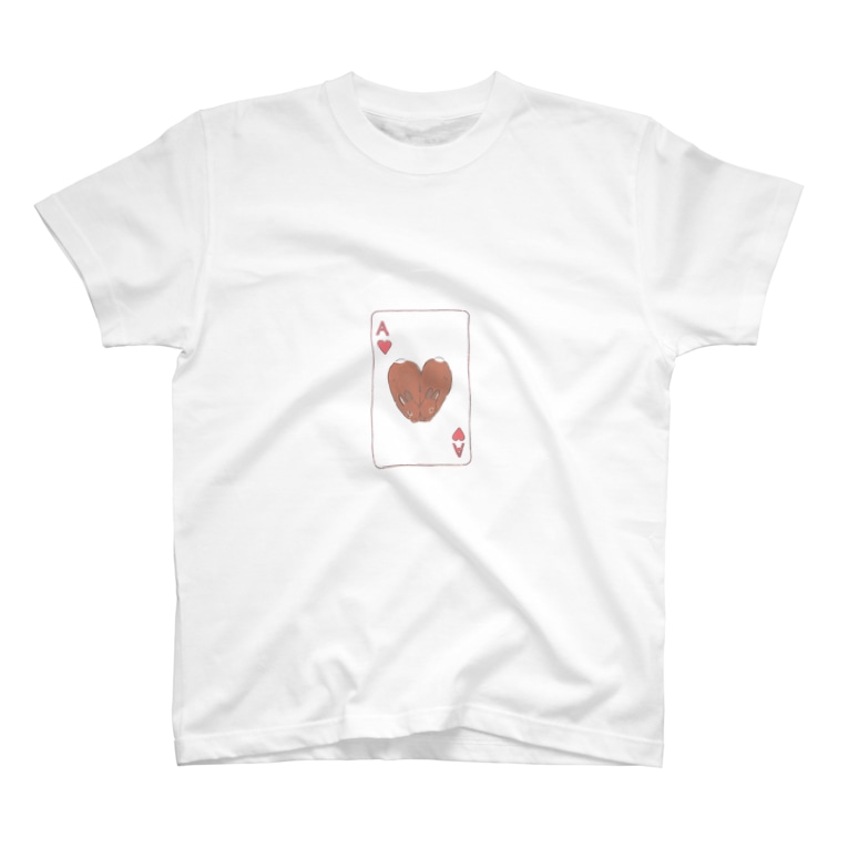 トランプのうさぎさん ハート Schinako 39 S Schinako のtシャツ通販 Suzuri スズリ