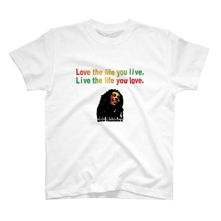 Love The Life You Live Live The Life You Love 松や Suzuri店 Matsuya のtシャツ通販 Suzuri スズリ