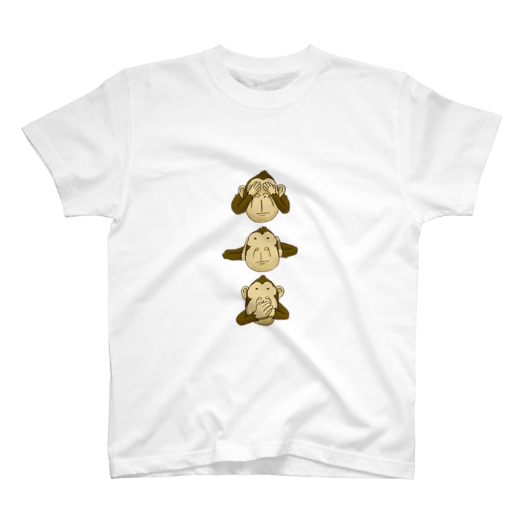 見ざる聞かざる言わざる Samakatanのtシャツ通販 Suzuri スズリ 見ざる聞かざる言わざる Samakatanのtシャツ通販 Suzuri スズリ