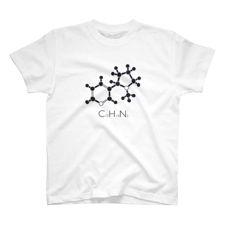 煙草 ニコチンの化学構造式 St Drop Laboratory St Drop のtシャツ通販 Suzuri スズリ 煙草 ニコチンの化学構造式 St Drop Laboratory St Drop のtシャツ通販 Suzuri スズリ