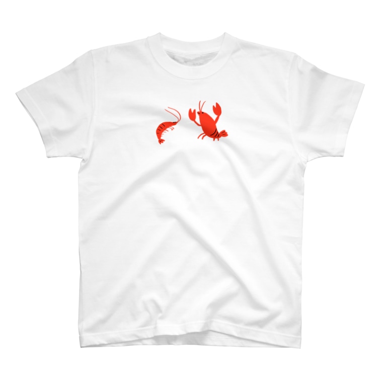 ザリガニに威嚇されるエビ Yukke Yu Kk E のtシャツ通販 Suzuri スズリ ザリガニに威嚇されるエビ Yukke Yu Kk E のtシャツ通販 Suzuri スズリ