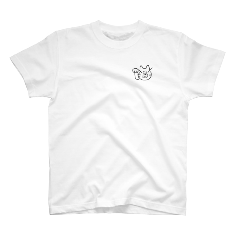 ワンポイント猫tシャツ シンプル Chinatwoのtシャツ通販 Suzuri スズリ ワンポイント猫tシャツ シンプル Chinatwoのtシャツ通販 Suzuri スズリ