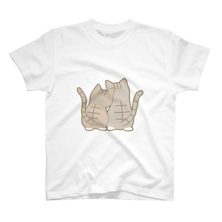 仲良し猫の背中 キジ白 Amp サバ白 T Shirts By かわいいもののおみせ いそぎんちゃく Isoginchaku2go Suzuri 仲良し猫の背中 キジ白 Amp サバ白 T Shirts By かわいいもののおみせ いそぎんちゃく Isoginchaku2go Suzuri