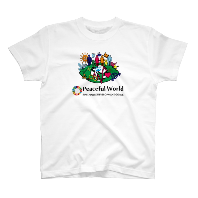 Sdgｓ 平和な世界を Sdgsに取り組む Sdgs のtシャツ通販 Suzuri スズリ