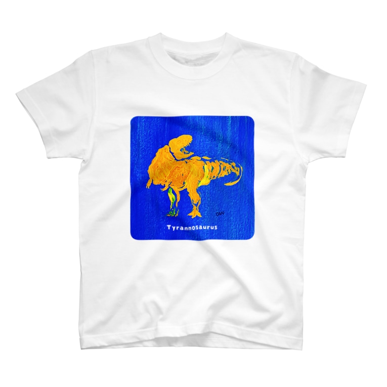 おしゃれティラノさん 恐竜画家canのグッズ博物館 Dinocan18 のtシャツ通販 Suzuri スズリ