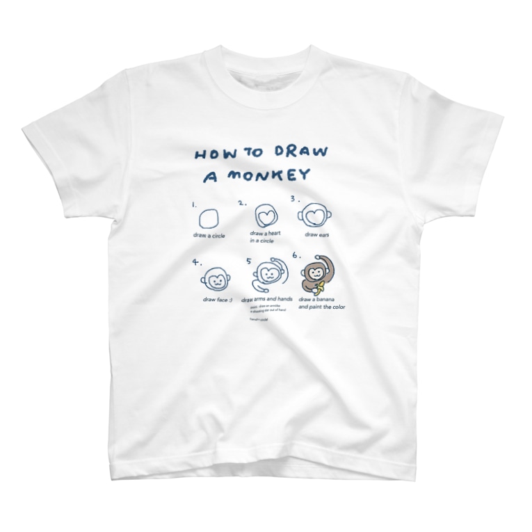 描きかたシリーズ おさるの描きかた2 Sahohime25のtシャツ通販 Suzuri スズリ 描きかたシリーズ おさるの描きかた2 Sahohime25のtシャツ通販 Suzuri スズリ