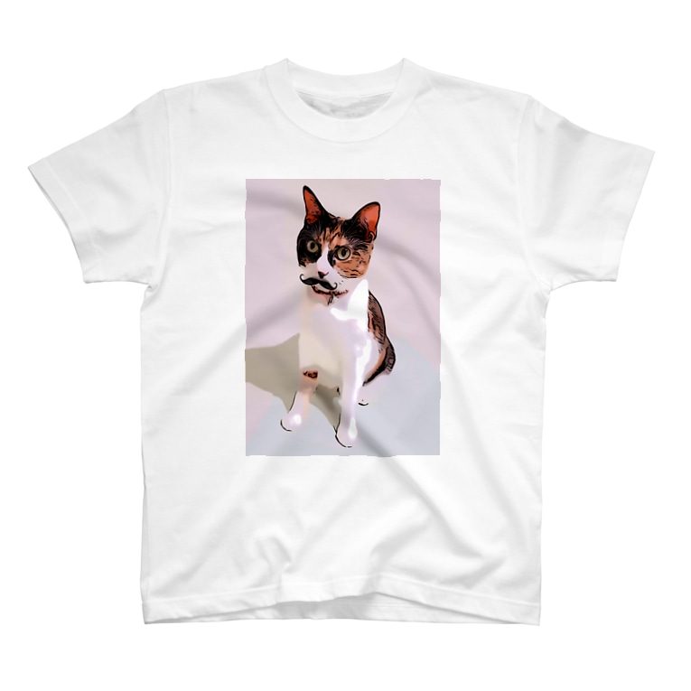 渋い猫 T Shirts By サウナ Amp 猫 Amp 犬グッズ Fashion Is Free Suzuri