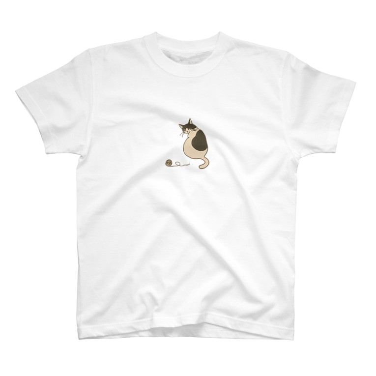 はちわれぶち猫 毛糸玉 とげとげはっぱ Togetogehappa のtシャツ通販 Suzuri スズリ はちわれぶち猫 毛糸玉 とげとげはっぱ Togetogehappa のtシャツ通販 Suzuri スズリ