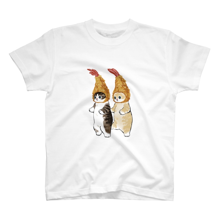 ダブルえび天にゃん Mofusand Mofu Sand のtシャツ通販 Suzuri スズリ ダブルえび天にゃん Mofusand Mofu Sand のtシャツ通販 Suzuri スズリ