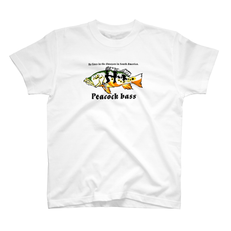 フィッシング 釣りtシャツ ピーコックバス Monkey Craft Osarusan1107 のtシャツ通販 Suzuri スズリ フィッシング 釣りtシャツ ピーコックバス Monkey Craft Osarusan1107 のtシャツ通販 Suzuri スズリ