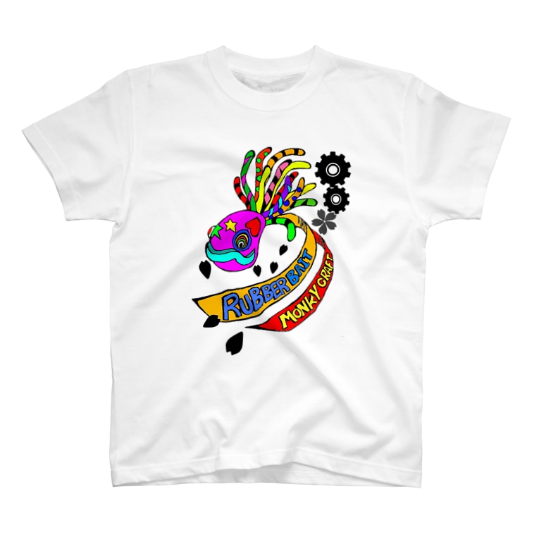 フィッシング 釣りtシャツ ラバーベイト Monkey Craft Osarusan1107 のtシャツ通販 Suzuri スズリ フィッシング 釣りtシャツ ラバーベイト Monkey Craft Osarusan1107 のtシャツ通販 Suzuri スズリ