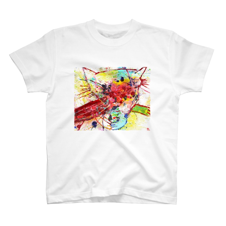 つかまえる猫 Kyoko Uematsu 芸術家 植松 京子 Kyoko Uematsu Art のtシャツ通販 Suzuri スズリ つかまえる猫 Kyoko Uematsu 芸術家 植松 京子 Kyoko Uematsu Art のtシャツ通販 Suzuri スズリ