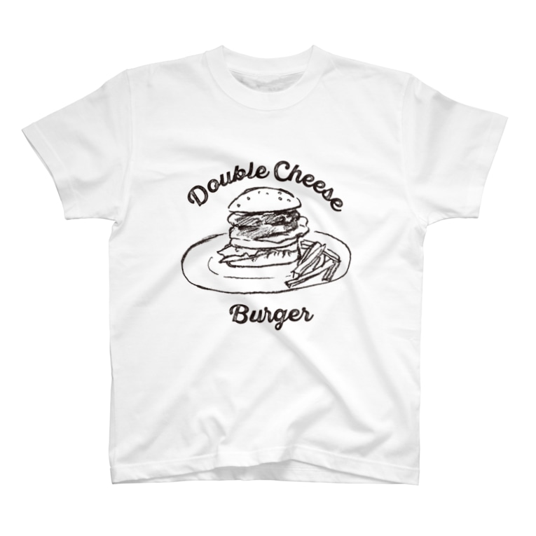 ダブルチーズバーガー Sunokko Design Namemiso のtシャツ通販 Suzuri スズリ ダブルチーズバーガー Sunokko Design Namemiso のtシャツ通販 Suzuri スズリ