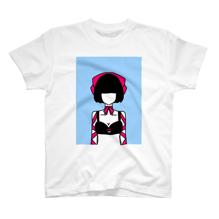 赤いリボンに縛られた女の子 りるか Ririruka1224 のtシャツ通販 Suzuri スズリ