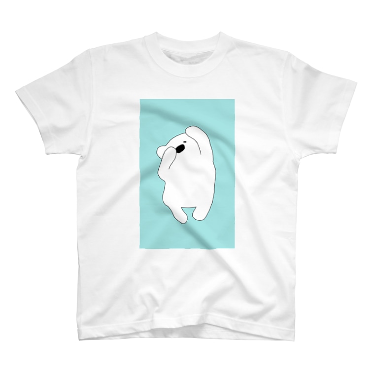 隠しきれない三猿しろくま Monglyphのtシャツ通販 Suzuri スズリ 隠しきれない三猿しろくま Monglyphのtシャツ通販 Suzuri スズリ