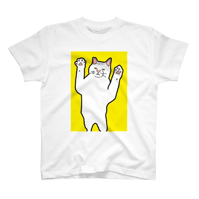 立ち猫 イラスト 立ち猫 Tachineko のtシャツ通販 Suzuri スズリ