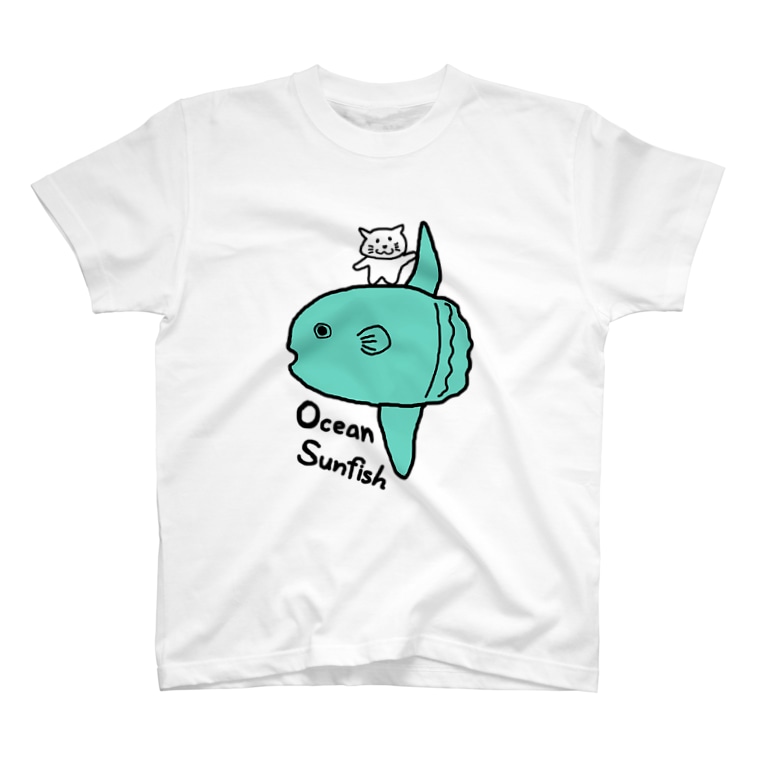 しろねことマンボウ えかきにゃんこのお店 Ekakinyanko のtシャツ通販 Suzuri スズリ しろねことマンボウ えかきにゃんこのお店 Ekakinyanko のtシャツ通販 Suzuri スズリ