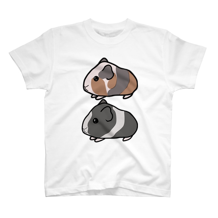 モルモット イラストグッズ みぅ福島 Hanamedo00 のtシャツ通販 Suzuri スズリ