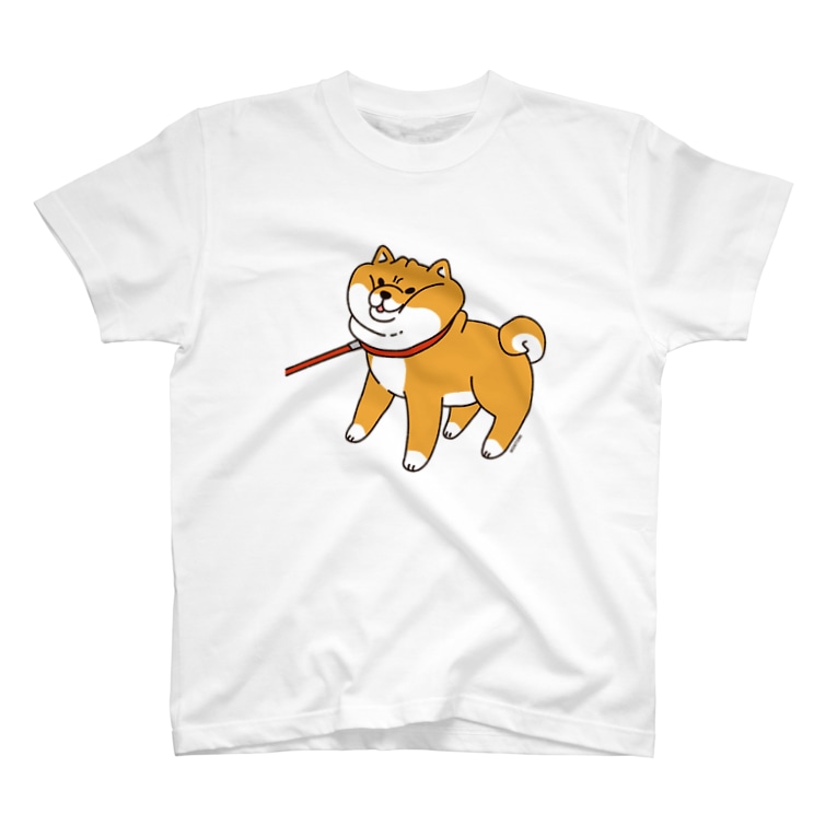 散歩から帰りたくない柴犬 もんとみ ө Shigemochi Kun のtシャツ通販 Suzuri スズリ