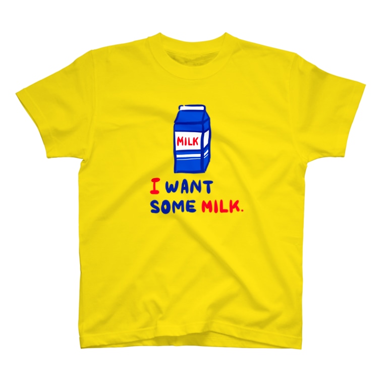 I Want Some Milk Happy Milk Market Happy Milk Market のtシャツ通販 Suzuri スズリ