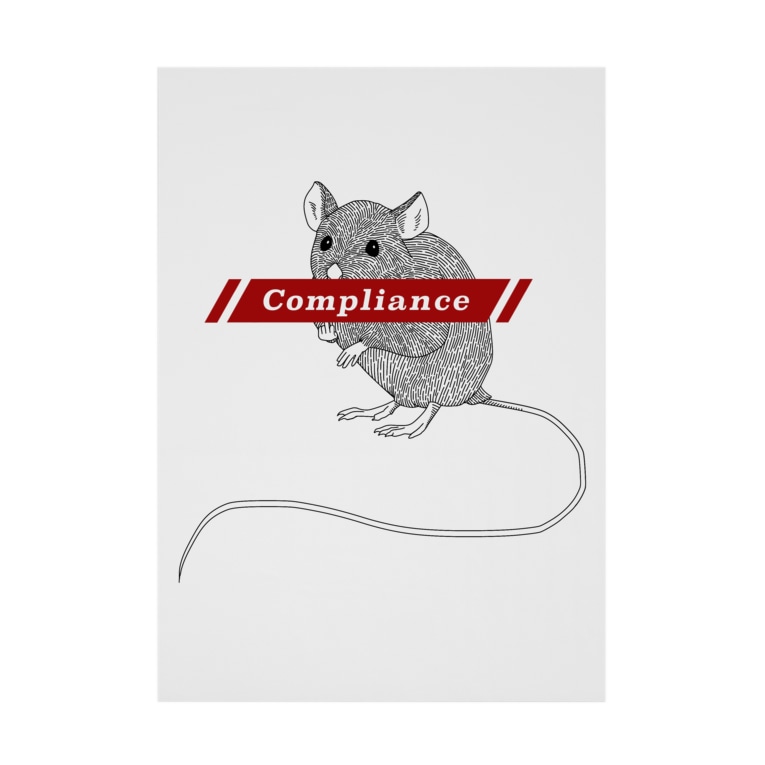 ファッ ンラット 白枠 Stickable Poster By Carpe Diem Kng45 Suzuri