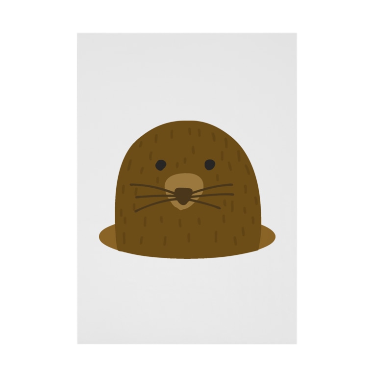 もぐらさんが可愛い Chicodeza By Suzuri Chicodeza の吸着ポスター通販 Suzuri スズリ