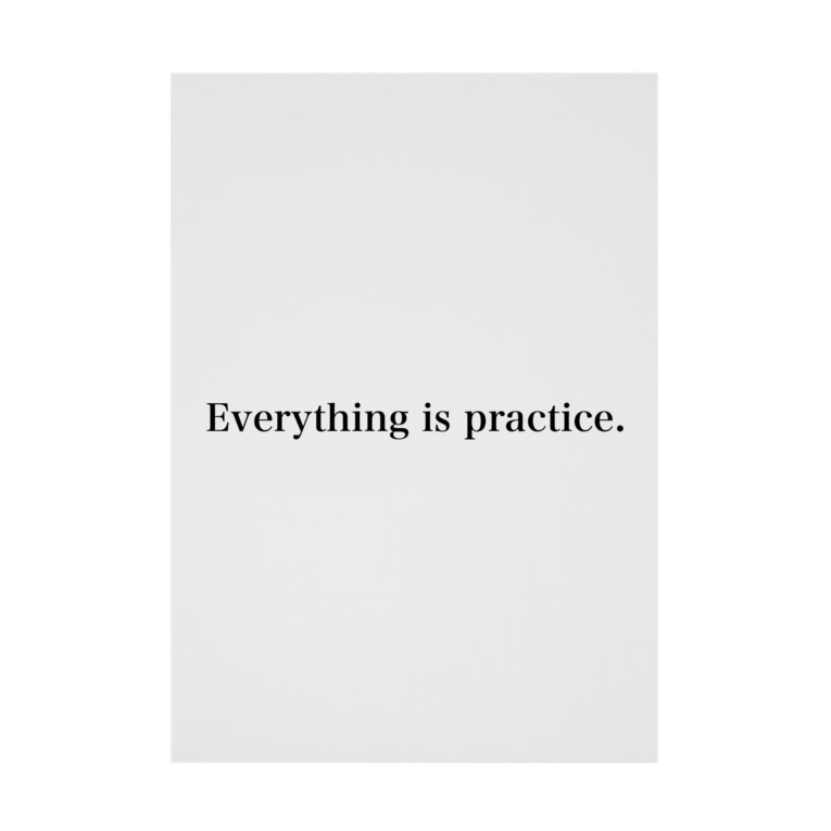 Everything Is Practice Maaaasの吸着ポスター通販 Suzuri スズリ Everything Is Practice Maaaasの吸着ポスター通販 Suzuri スズリ