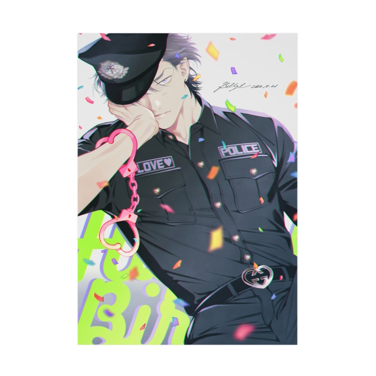 吸着ポスター Love Police ビリー バリバリー Onikushock の吸着ポスター通販 Suzuri スズリ 吸着ポスター Love Police ビリー バリバリー Onikushock の吸着ポスター通販 Suzuri スズリ