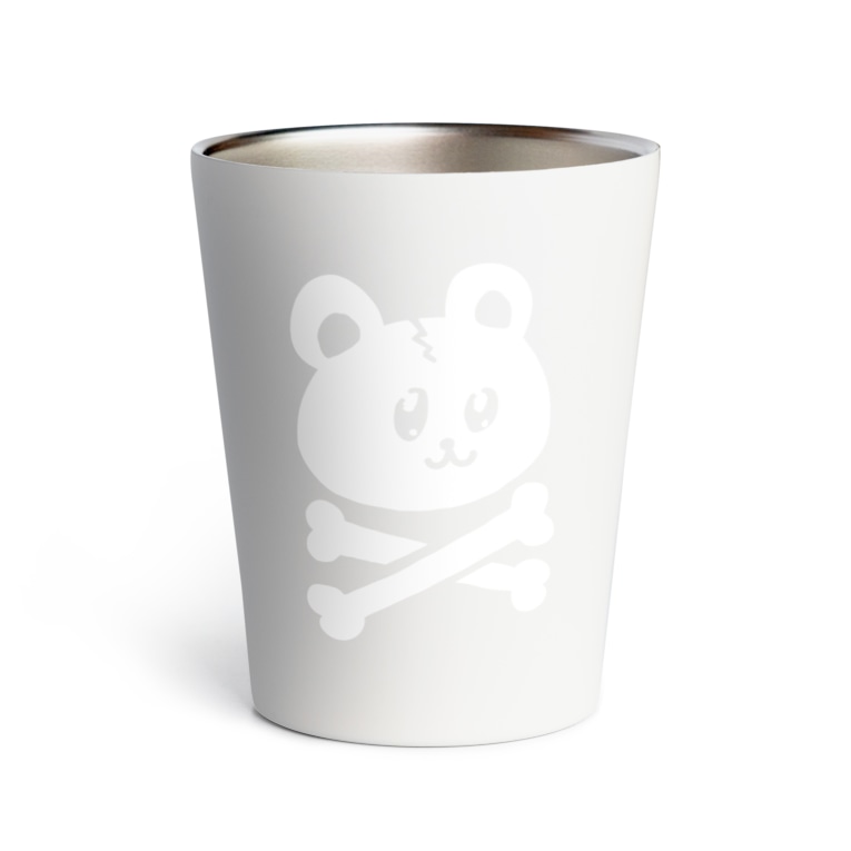 クマどくろ Thermo Tumbler By イソ ベ マスヲ Isobemaswo Suzuri