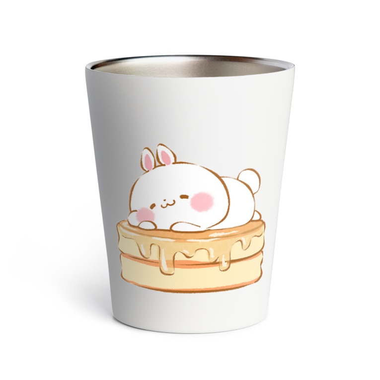うさパンケーキ Thermo Tumbler By どすこいタローのお店 Hachibei Suzuri うさパンケーキ Thermo Tumbler By どすこいタローのお店 Hachibei Suzuri
