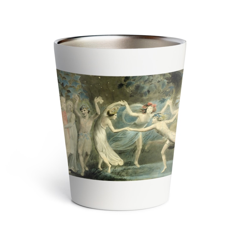 ウィリアム ブレイク オベロン ティターニア パックと踊る妖精 Thermo Tumbler By 世界の絵画アートグッズ Art Chan Suzuri