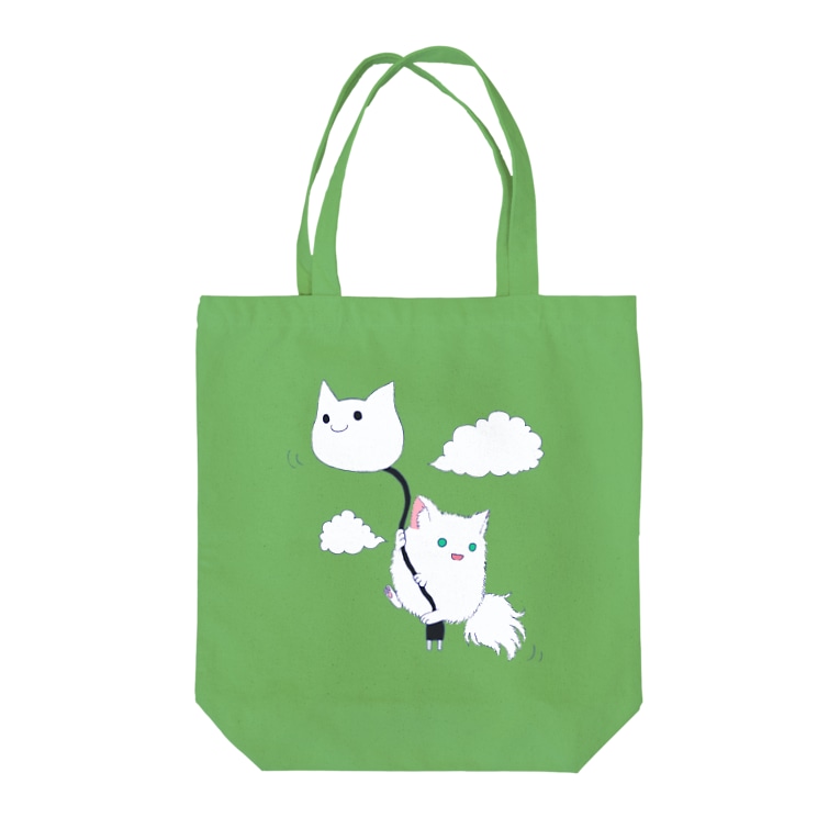 空飛ぶねこさんとふわふわしたもの ねこさん爆発ショップ Siosuika のトートバッグ通販 Suzuri スズリ 空飛ぶねこさんとふわふわしたもの ねこさん爆発ショップ Siosuika のトートバッグ通販 Suzuri スズリ