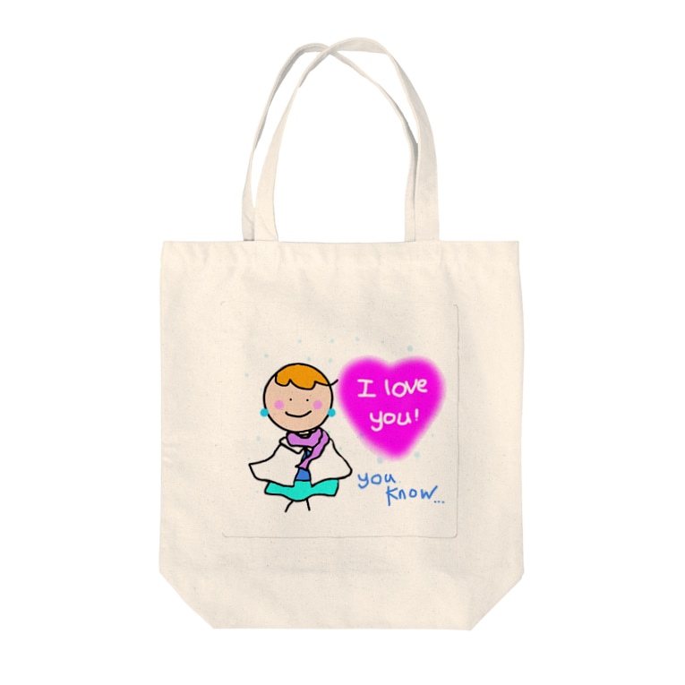 I Love You You Know Nanatt And Nancy Lineスタンプクリエイター Nancystickers のトートバッグ通販 Suzuri スズリ I Love You You Know Nanatt And Nancy Lineスタンプクリエイター Nancystickers のトートバッグ通販 Suzuri スズリ