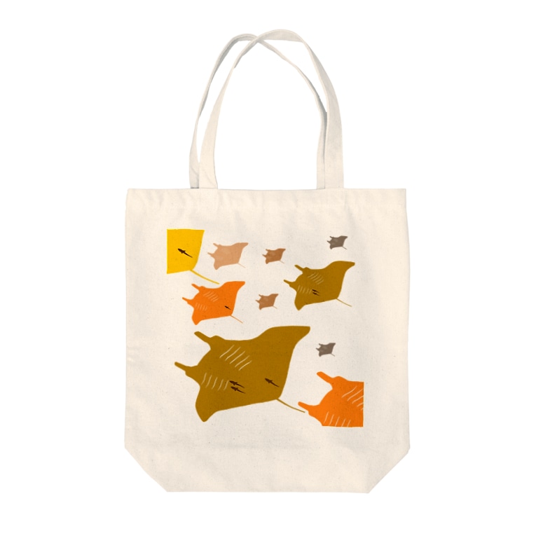 マンタのイラストグッズ Tote Bags By お絵描き看護師 Nursemannobuo