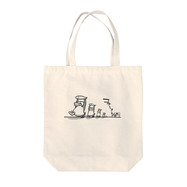 ペンギンおもしろtシャツ 魚ドロボー 空とぶペンギン舎 Skypenguin のトートバッグ通販 Suzuri スズリ ペンギンおもしろtシャツ 魚ドロボー 空とぶペンギン舎 Skypenguin のトートバッグ通販 Suzuri スズリ