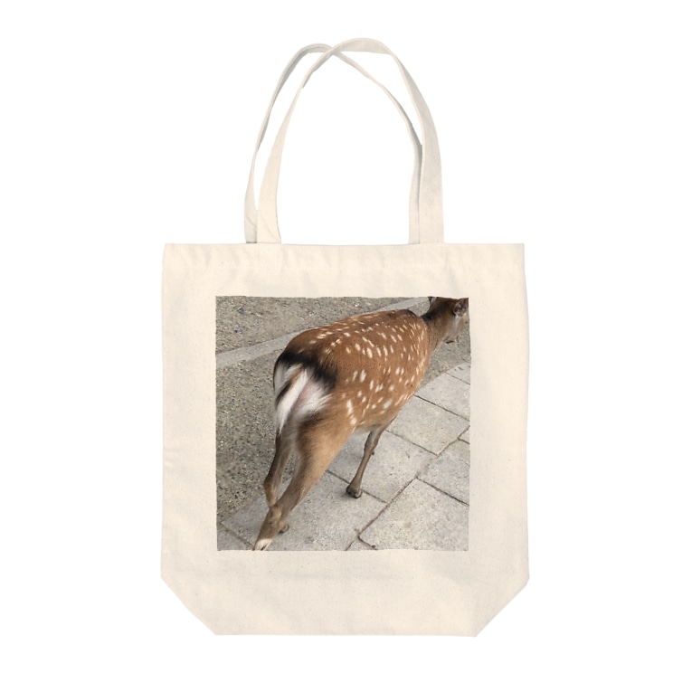 奈良の鹿のかわいいお尻 Maepのトートバッグ通販 Suzuri スズリ