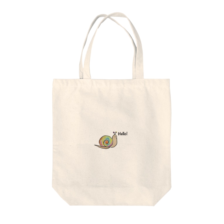 カラフルカタツムリのツムちゃん Tote Bags By Cookiemama Suzuri