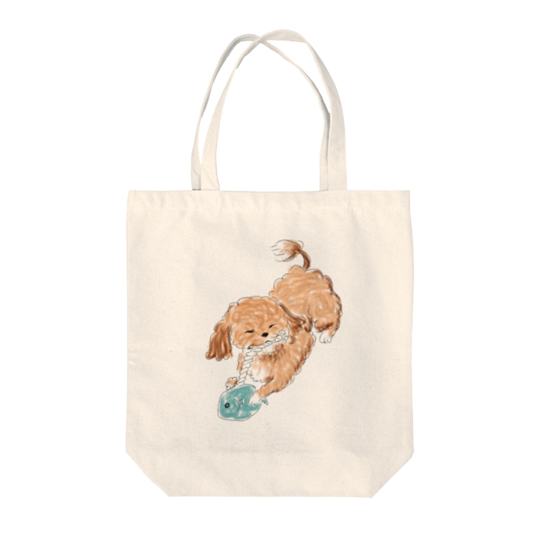 ミックス犬 Tote Bags By ゆるいイラストのおみせ Nopinopi27 Suzuri