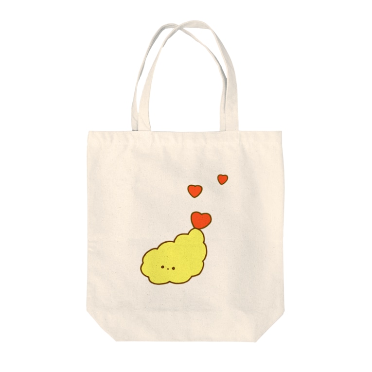 えび天 ハートのしっぽ Tote Bags By Picopico Lineスタンプ Picopicofriends Suzuri