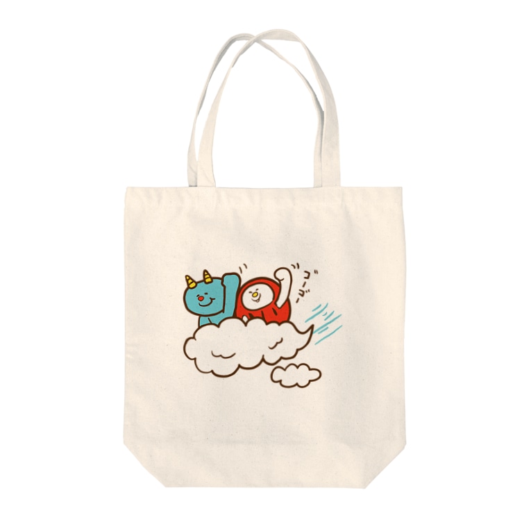 盆ちゃんとポッピ お空をドライブするの巻 Mimiのトートバッグ通販 Suzuri スズリ 盆ちゃんとポッピ お空をドライブするの巻 Mimiのトートバッグ通販 Suzuri スズリ