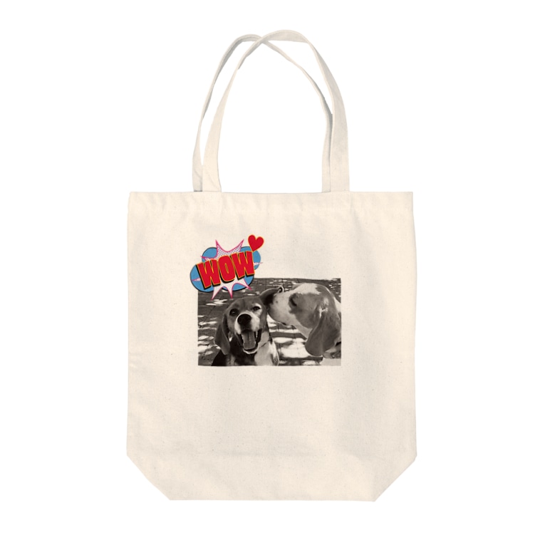 期間限定 ビーグルkiss Tote Bags By イラストカフェ Lovebeagle Suzuri 期間限定 ビーグルkiss Tote Bags By イラストカフェ Lovebeagle Suzuri