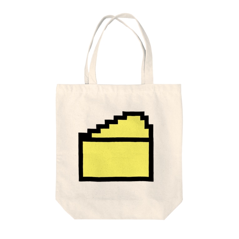 チーズケーキアイコン Tote Bags By 絵本作家大川内優のオリジナル絵本グッズショップ Kawachu Suzuri